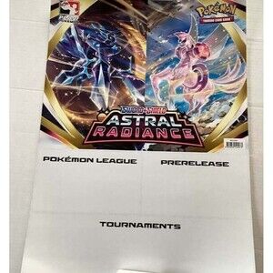 Poster Pokemon TCG Sword Shield Astral Radiance Tournament Prerelease League NEW
